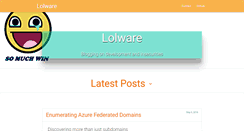 Desktop Screenshot of lolware.net