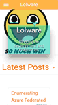 Mobile Screenshot of lolware.net